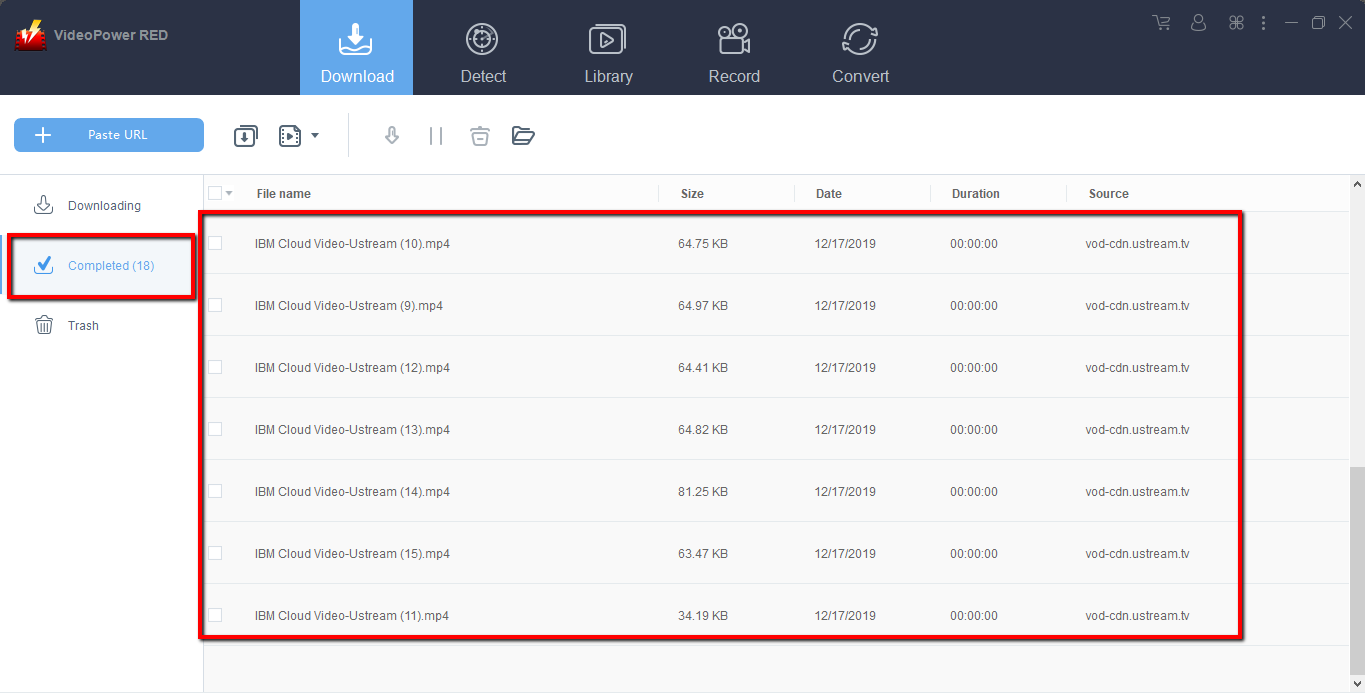 Non-f4f video downloader, The best video downloader, VideoPower RED, complete download