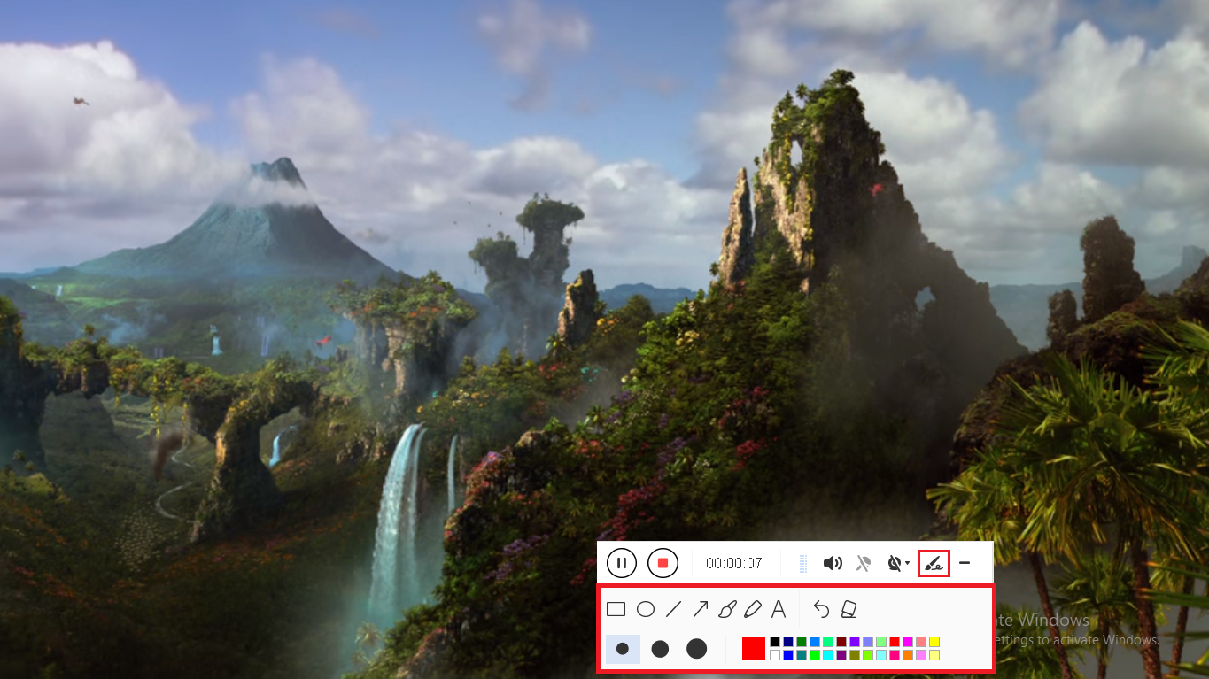 1080p video screen recorder, VideoPower GREEN, editing tool