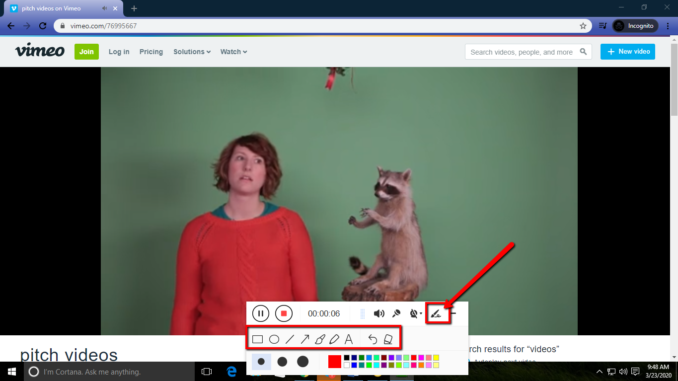 capture Vimeo video, capture Vimeo video online, grab Vimeo video, editing recording