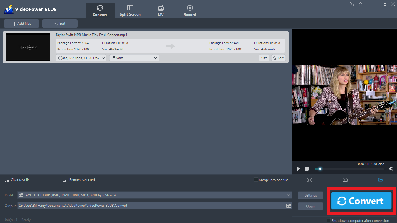 video editor VideoPower BLUE