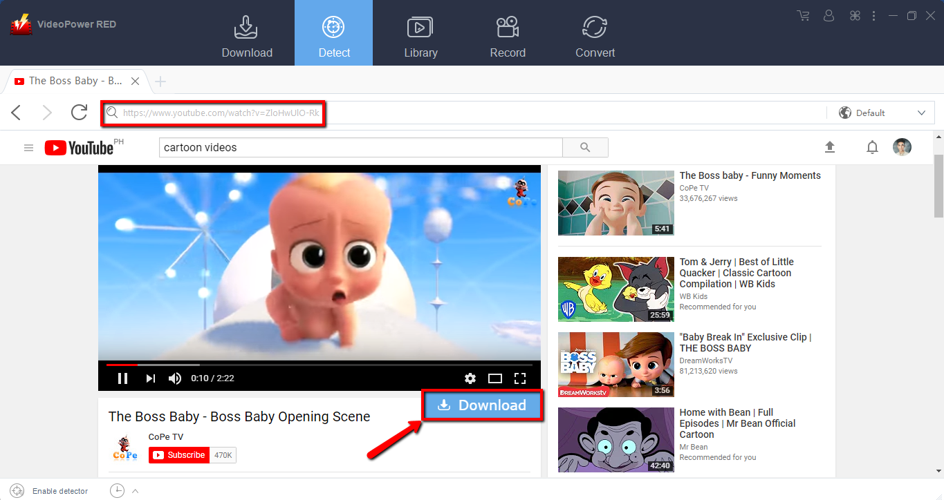 video downloader, VideoPower RED