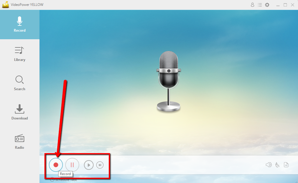 インターネットからオーディオを録音, VideoPower YELLOW, ファイルの場所を開くか、それを削除します