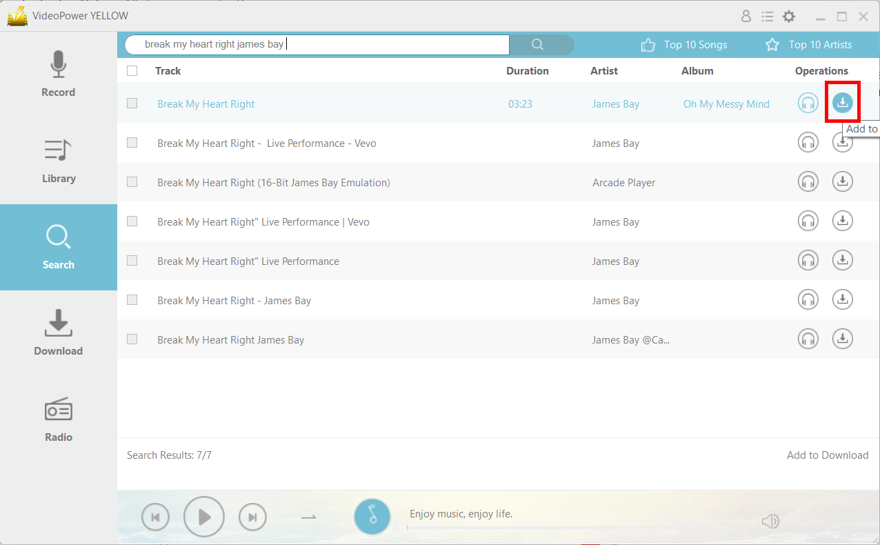 Youtube Desktop Player, VideoPower YELLOW