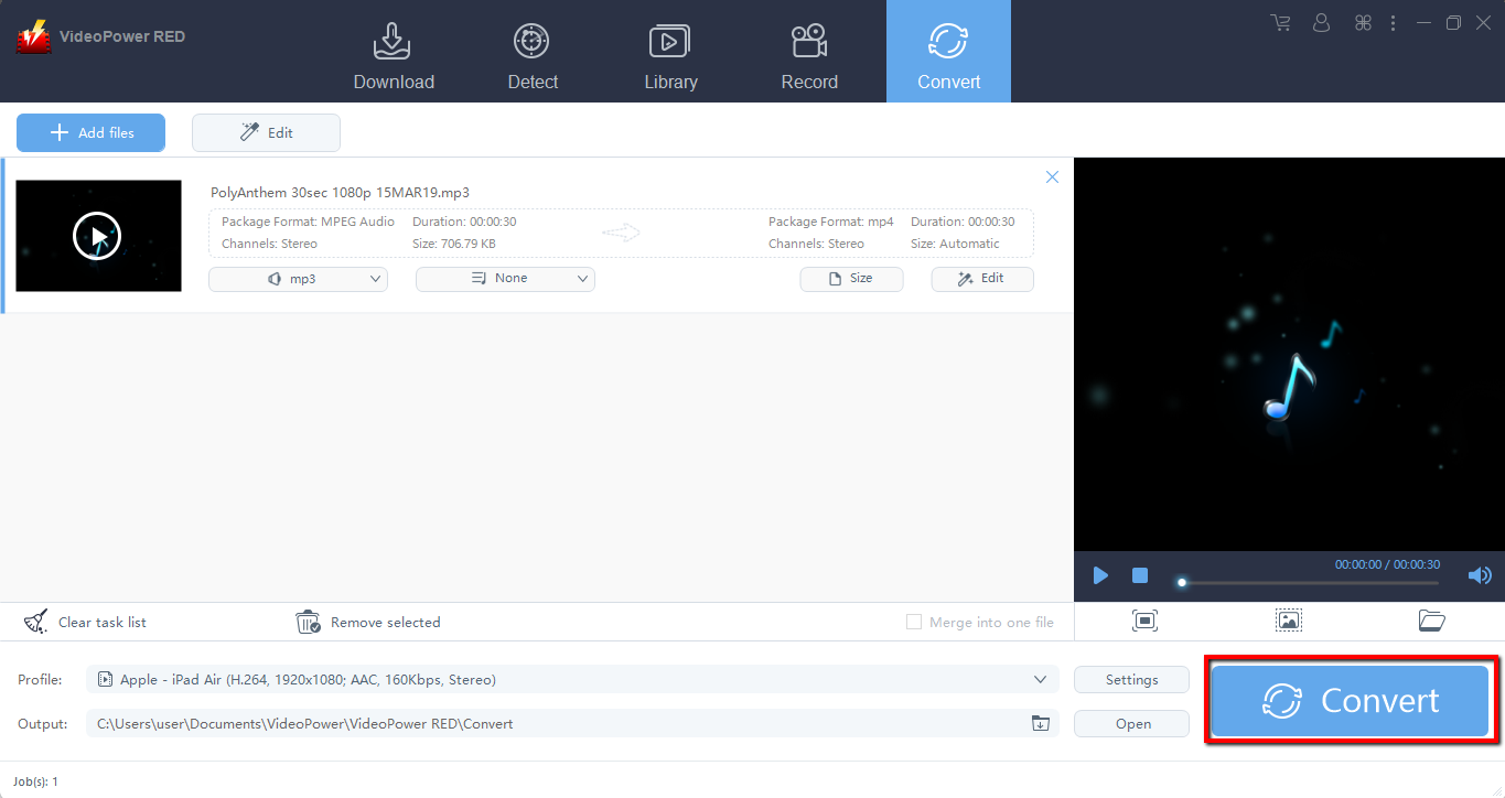 downloader for ipad, VideoPower RED, start the conversion.