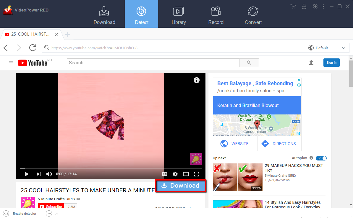  YouTubeビデオをつかむ, 最高のYouTubeビデオグラバー, ビデオパワーレッド, 直接ダウンロード 