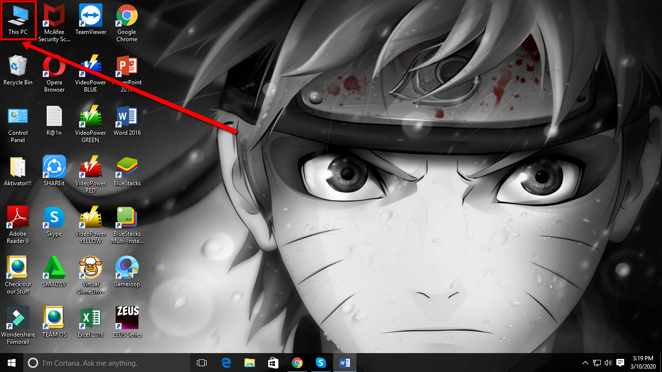 general faq, check space on PC