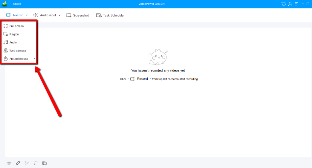 OBSの黒い画面の問題を解決する、ビデオパワーグリーン、設定に変更を加える