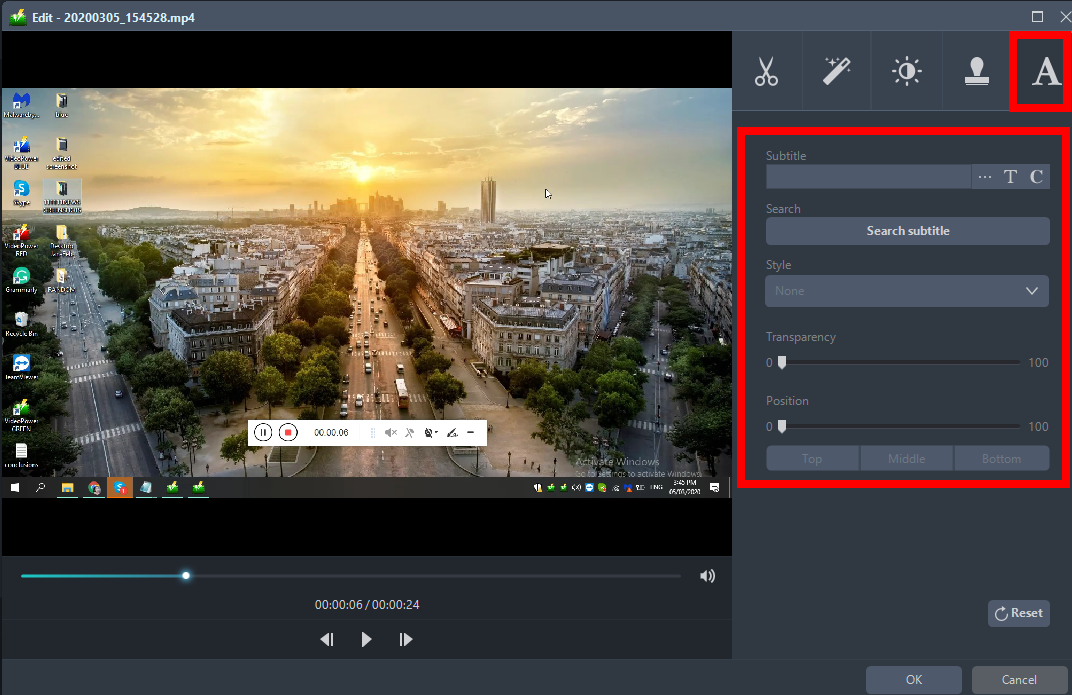 video editor, VideoPower GREEN