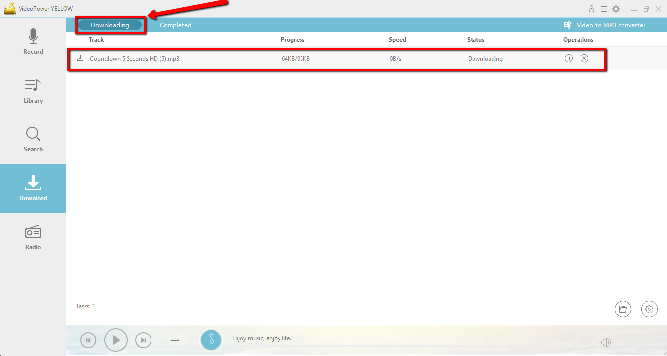 convert YouTube video to M4A, VideoPower YELLOW, download file